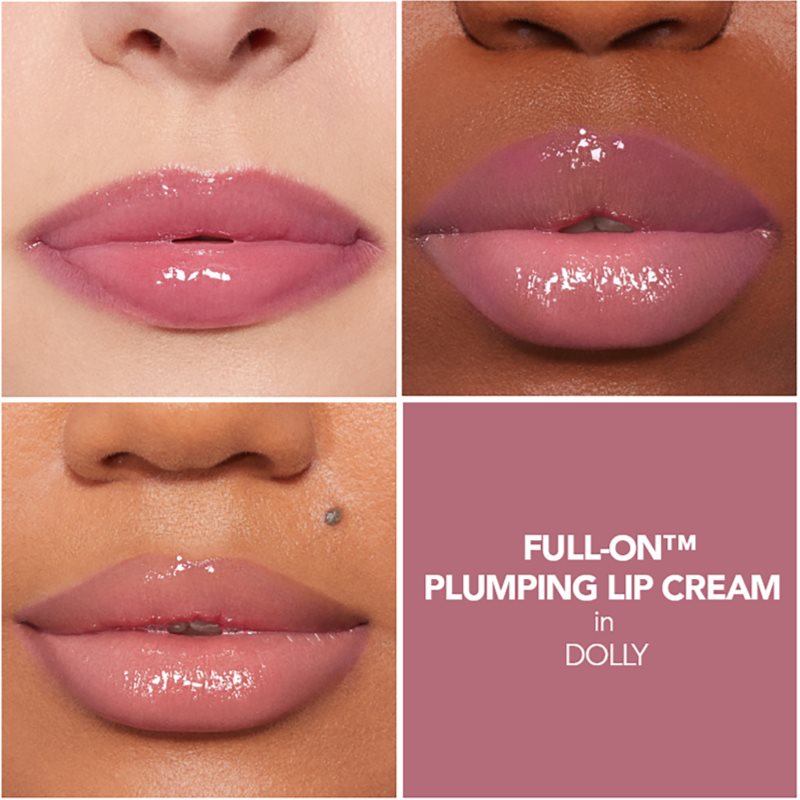 Buxom FULL-ON PLUMPING LIP CREAM GLOSS creamy lip gloss with magnifying effect shade Dolly 4,2 g