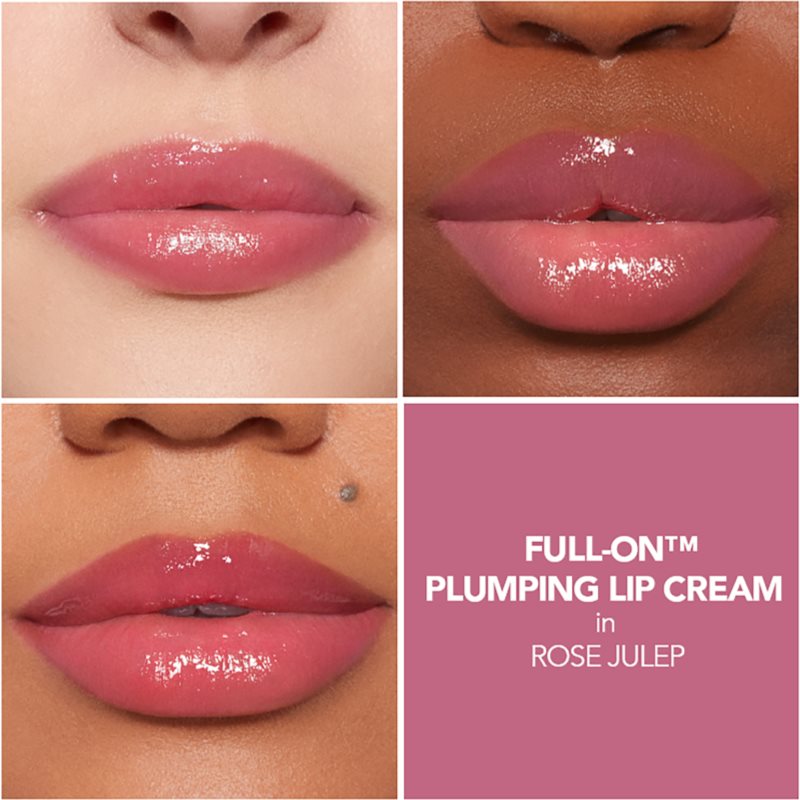 Buxom FULL-ON™ PLUMPING LIP CREAM GLOSS Brillant à Lèvres Crème Effet Repulpant Teinte Rose Julep 4,2 G