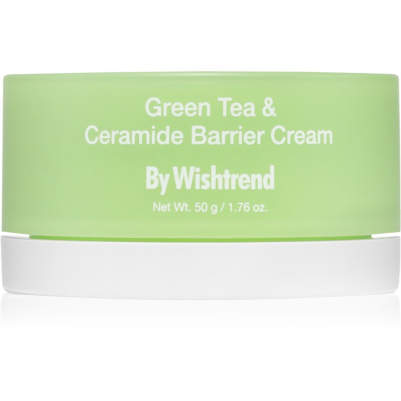 By Wishtrend Green Tea & Ceramide Barrier Cream deep moisturising cream to strengthen the skin barrier 50 g