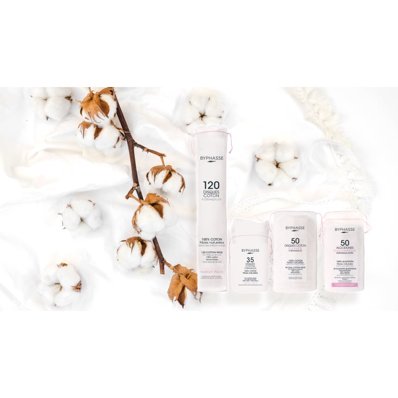 Thumbnail - BYPHASSE Cotton Abschminkpads 120 St.