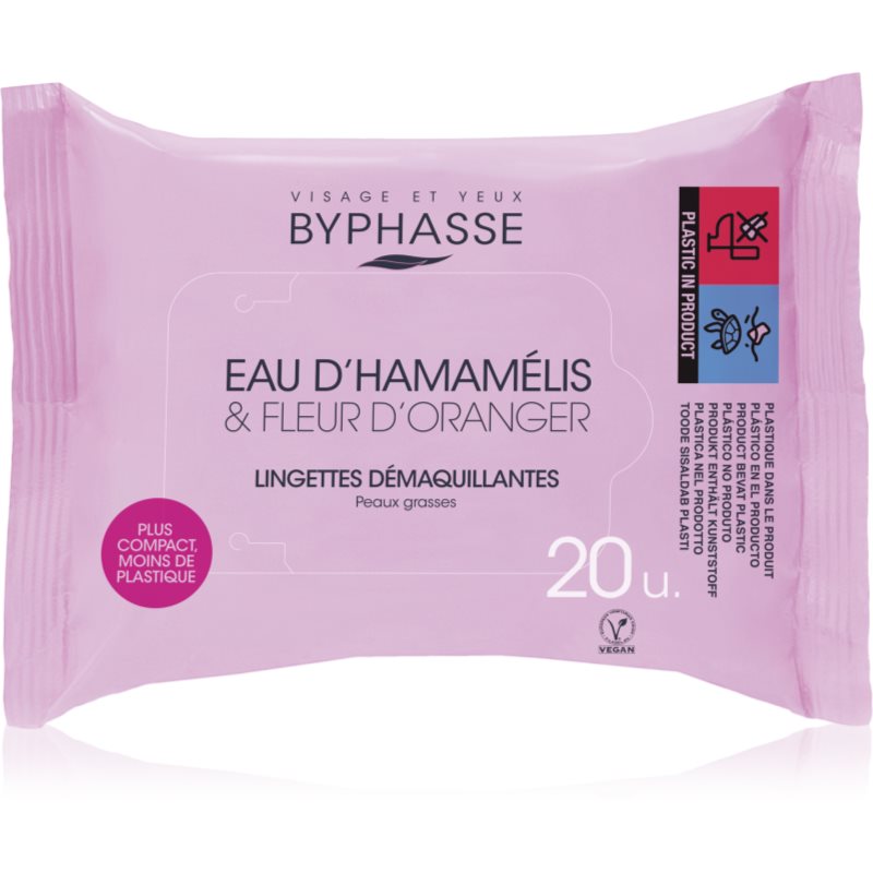 BYPHASSE Eau D Hamamelis odličovací ubrousky 20 ks