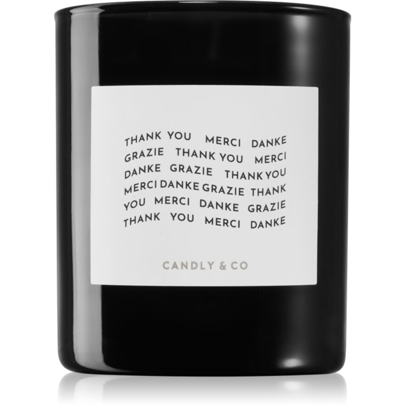 Candly & Co. No. 7 Thank You Merci Danke Grazie dišeča sveča 250 g