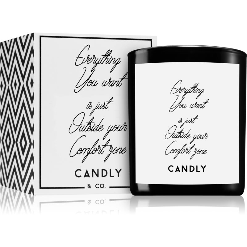 Candly & Co. Everything you want is just outside your comfort zone vonná svíčka 250 g