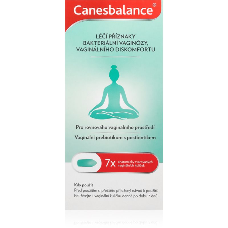 Canesbalance Canesbalance vaginálne guľôčky vaginálne čapíky na podporu vaginálneho prostredia 7 ks