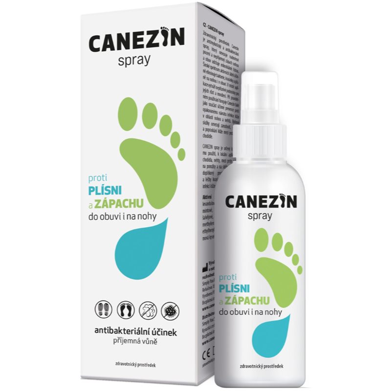 Canezin Spray Cпрей для ніг проти неприємного запаху та пітливості 100 мл