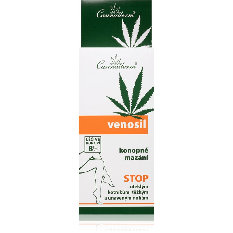 

Cannaderm Venosil hemp pain relief cream конопляна мазь легкість ніг