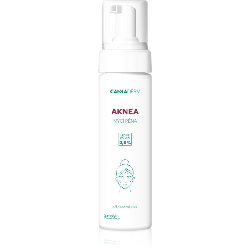 Cannaderm Aknea Washing Foam umývacia pena pre problematickú pleť 180 ml