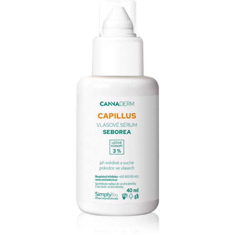 Cannaderm Capillus Seborea Hair Serum active serum for dry and itchy scalp 40 ml