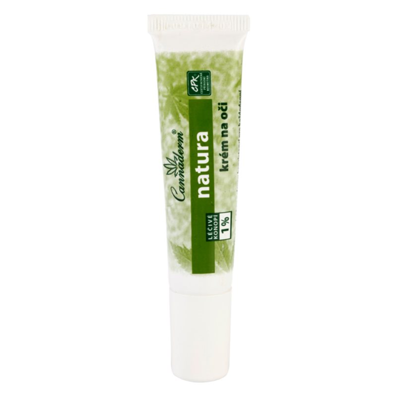 Cannaderm Natura Eye Cream itin intensyviai maitinantis paakių kremas su kanapių aliejumi 15 ml