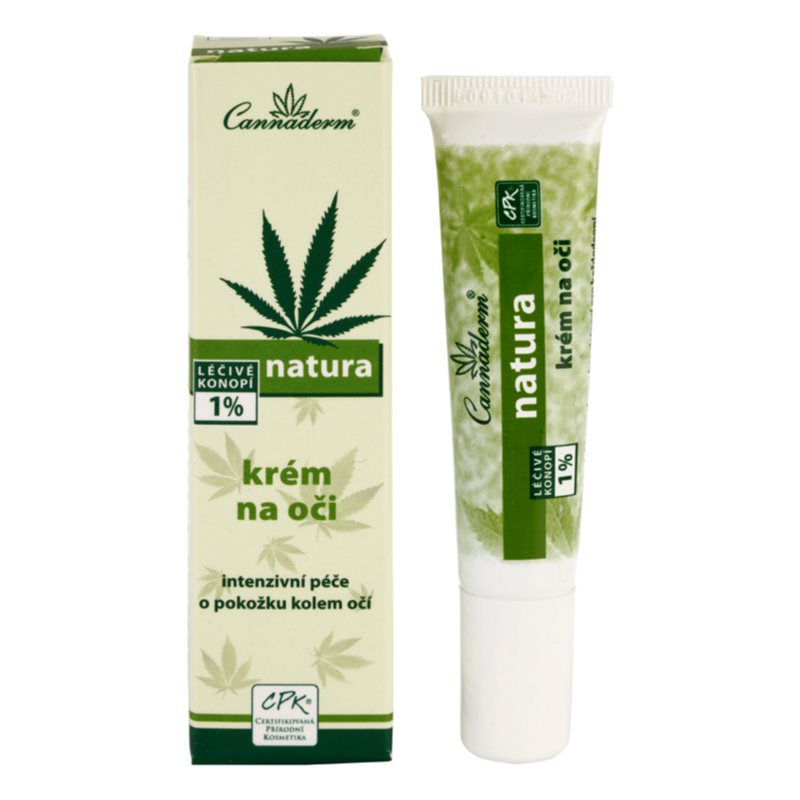Cannaderm Natura Eye Cream Extra Nourishing Eye Cream With Hemp Oil 15 Ml