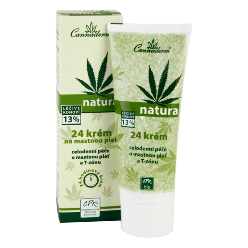 Cannaderm Natura Cream For Oily Skin Day And Night Cream For Oily Skin 75 G