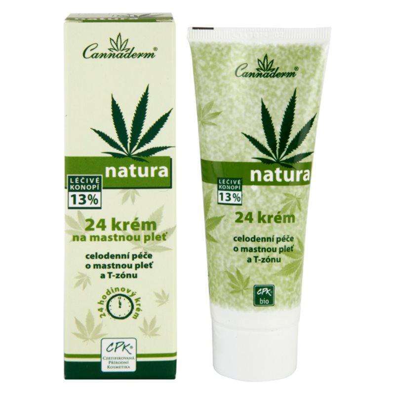 Cannaderm Natura Cream For Oily Skin Day And Night Cream For Oily Skin 75 G