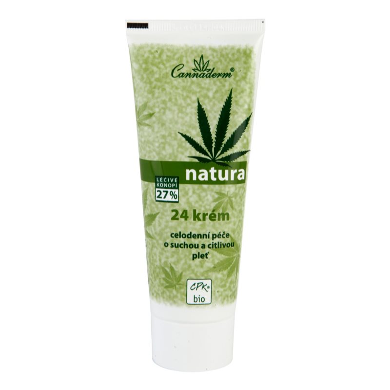 Cannaderm Natura Cream for dry and sensitive skin kremas sausai ir jautriai odai 75 g