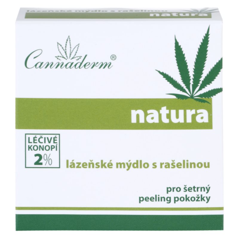Cannaderm Natura Spa Soap With Peat Extract Purifying Mud Soap With Hemp Oil 80 G
