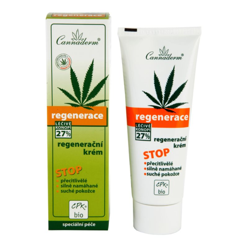 Cannaderm Regeneration Cream For Dry And Sensitive Skin відновлюючий крем для сухої та чутливої шкіри 75 гр