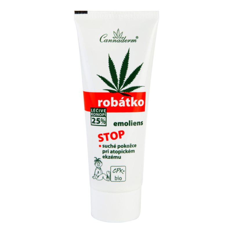 Cannaderm Robatko Emoliens Cream for Atopic Skin Skyddande kräm för baby Med hampolja 75 g unisex