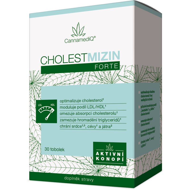 CannamediQ Cholestmizin Forte tobolky na udržanie normálnej hladiny cholesterolu 30 tbl kúpite na Notino.sk