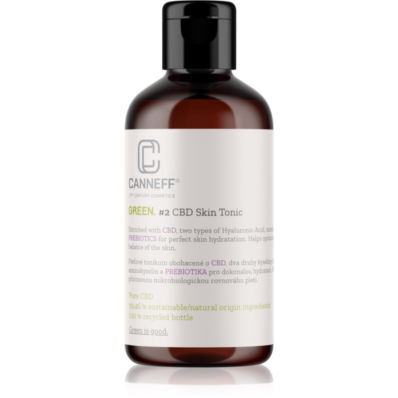 Canneff Green CBD Skin Tonic drėkinamasis odos tonikas 200 ml