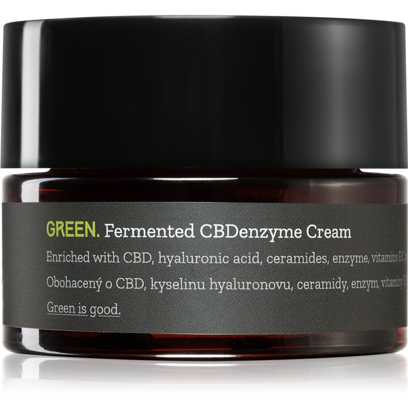 Canneff Green CBDenzyme Cream intensyvaus poveikio jauninamoji priemonė su CBD 50 ml