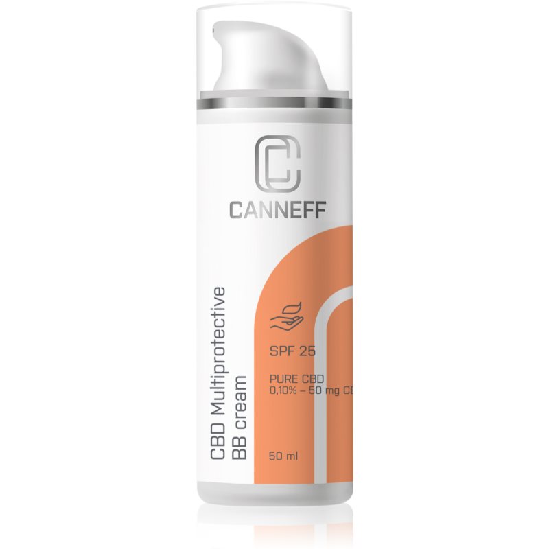Canneff Balance CBD Multiprotective BB Cream зволожуючий крем для всіх типів шкіри 50 мл