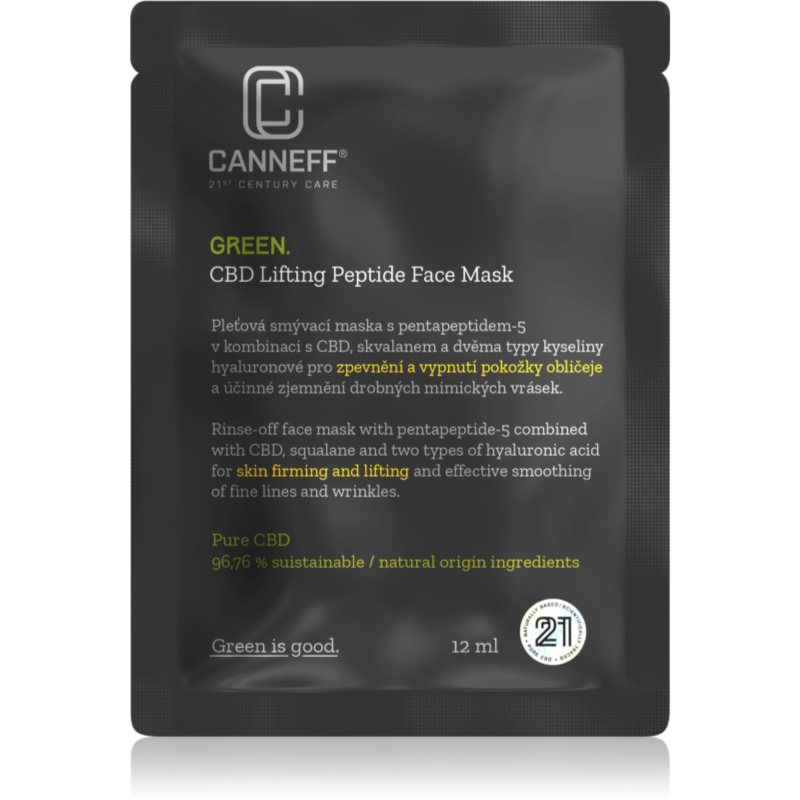 Canneff Balance CBD Day Cream maska za lifting i učvršćivanje s peptidima 12 ml