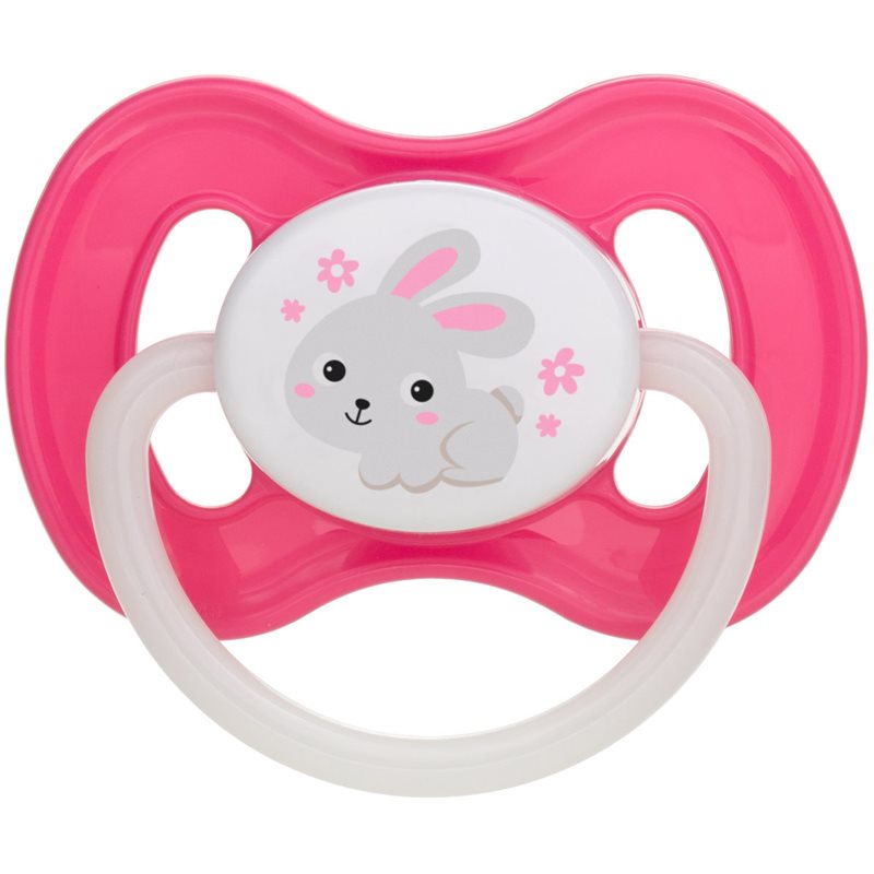 Canpol babies Bunny & Company 0-6m dudlík Pink 1 ks