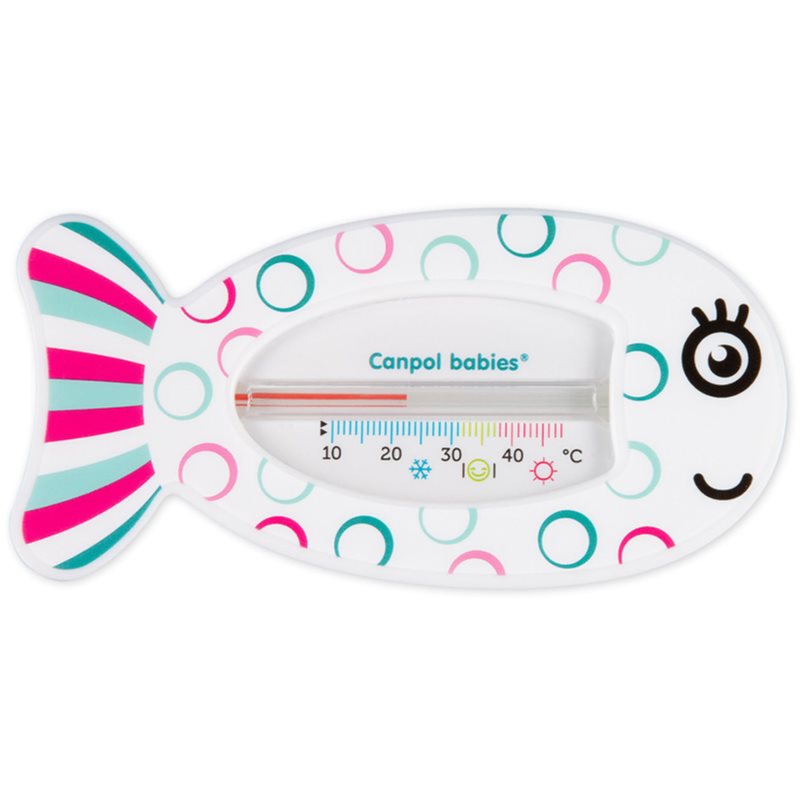 Canpol babies Bath vaikiškas termometras voniai Fish Pink 1 vnt.