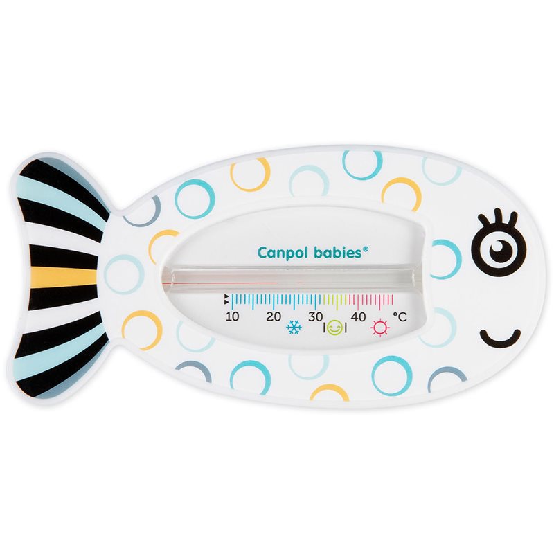 Canpol babies Bath vaikiškas termometras voniai Fish Turquoise 1 vnt.