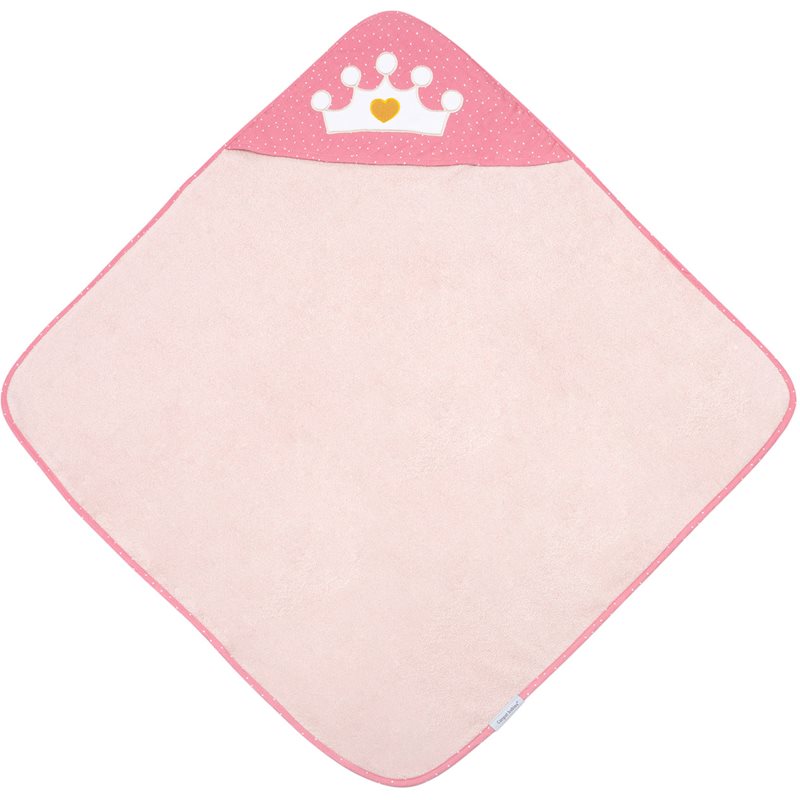 Canpol Babies Royal Baby банний рушник з капюшоном Pink 85x85 см