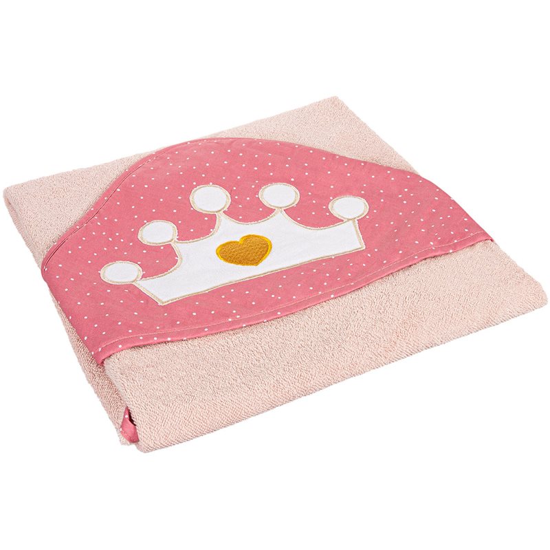 Canpol Babies Royal Baby банний рушник з капюшоном Pink 85x85 см
