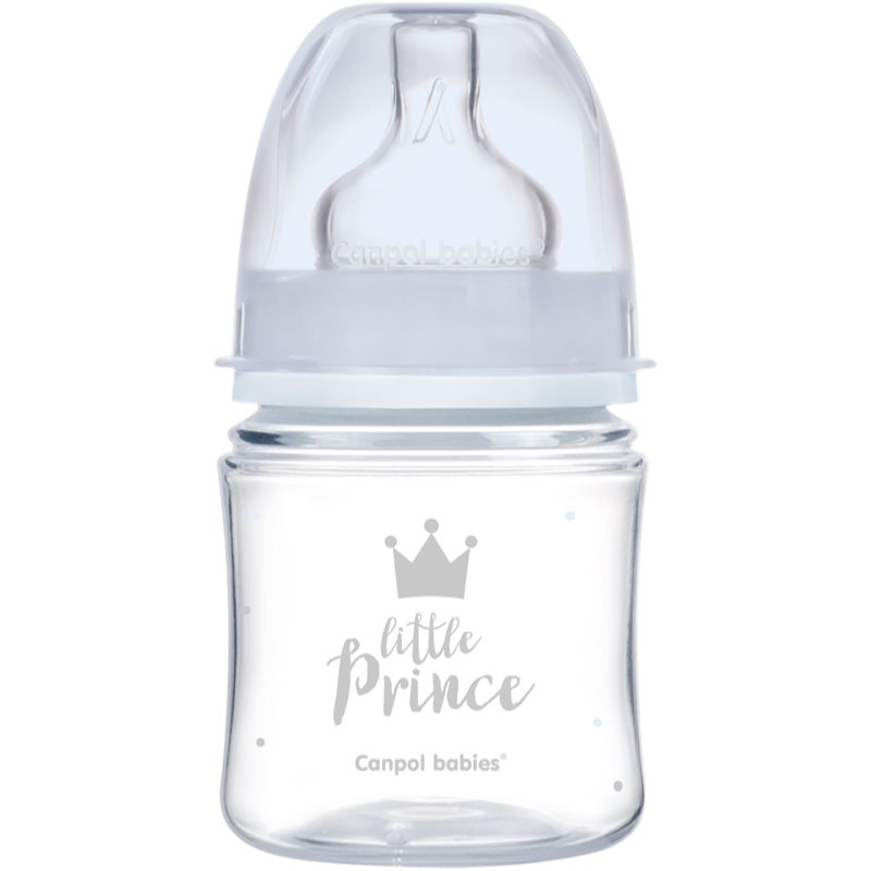 Canpol babies Royal Baby steklenička za dojenčke 0m  Blue 120 ml