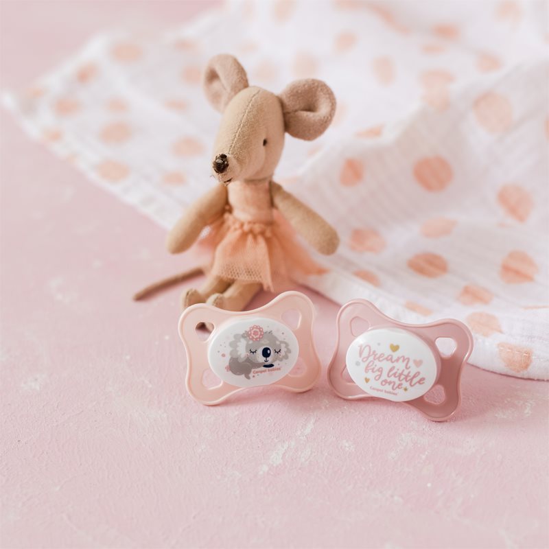 Canpol Babies Sleepy Koala 0-2m пустушка Pink 2 кс