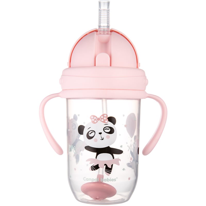 Canpol Babies Exotic Animals Cup With Straw чашка з трубочкою 270 мл