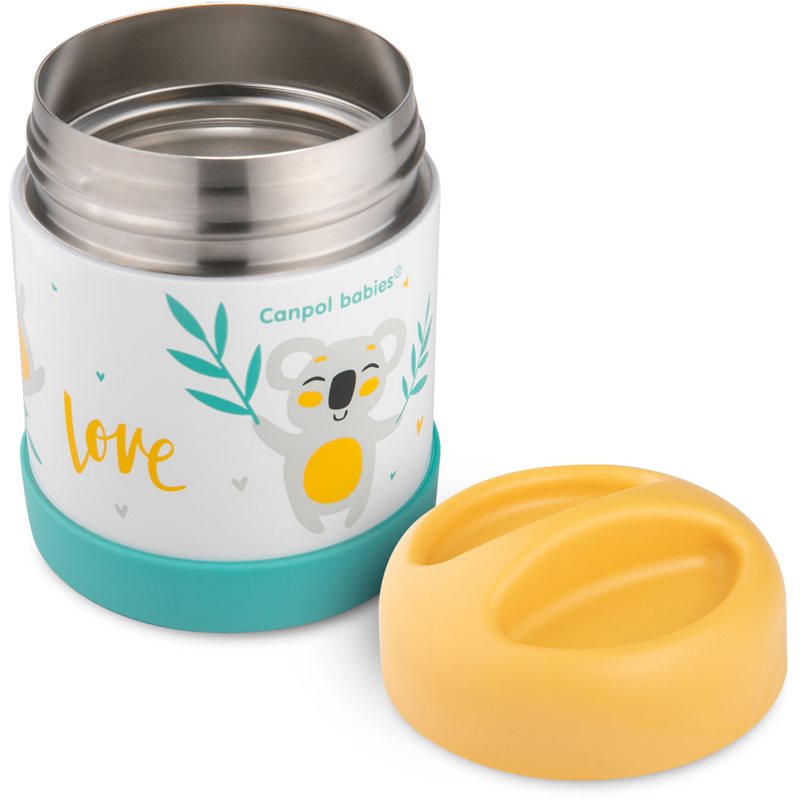 Canpol Babies Exotic Animals Food Thermos Thermos Pour L'alimentation Pour Enfant 300 Ml