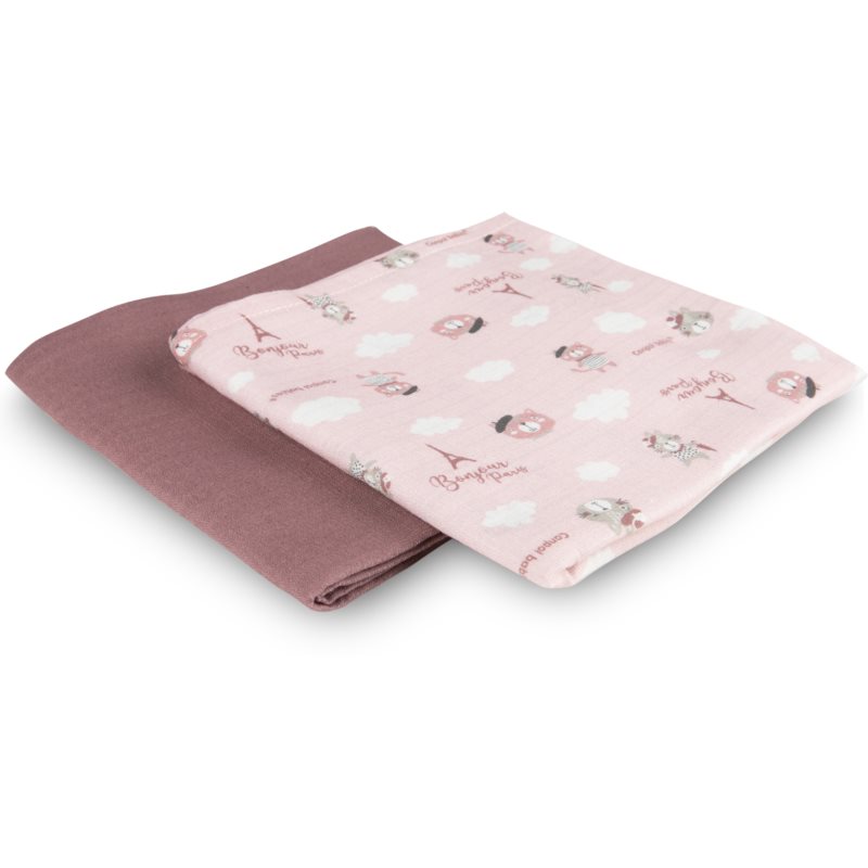 Canpol Babies Muslin Squares текстильні підгузки Pink 70x70 Cm 2 кс