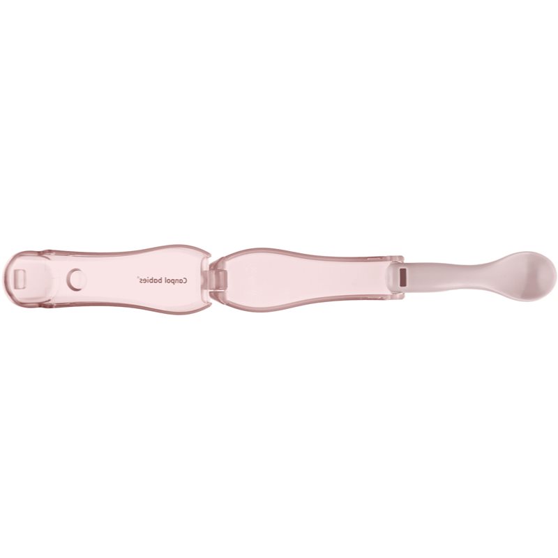 Canpol Babies Travel Spoon Cuillère Pliante De Voyage Pink 1 Pcs