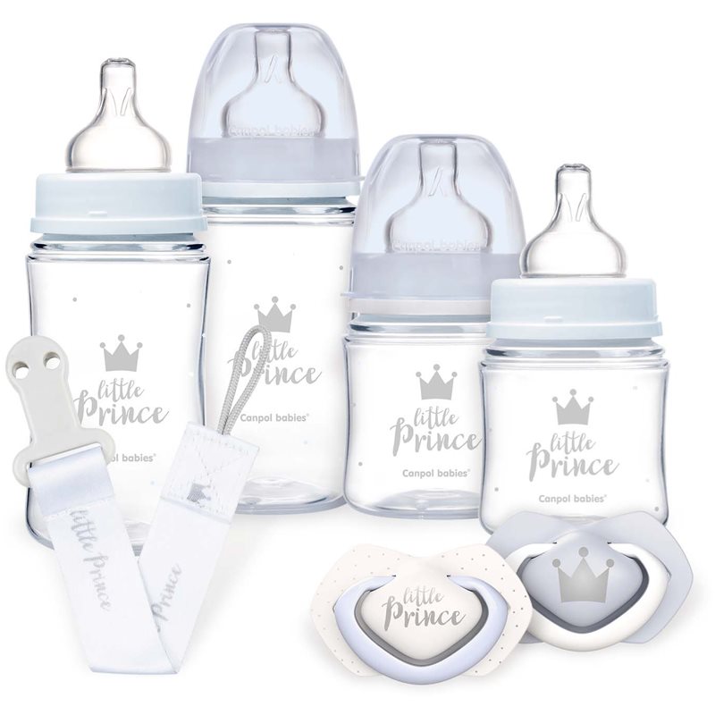 Canpol babies Royal Baby Set darilni set Blue(za otroke od rojstva)