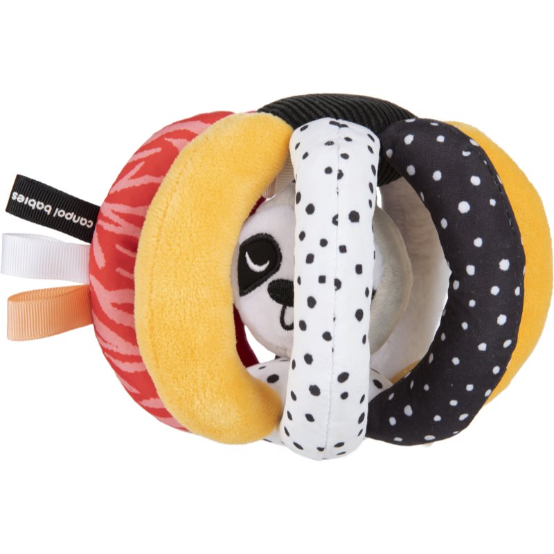 Canpol Babies BabiesBoo Sensory Ball контрастна іграшка-пищалка з брязкальцем