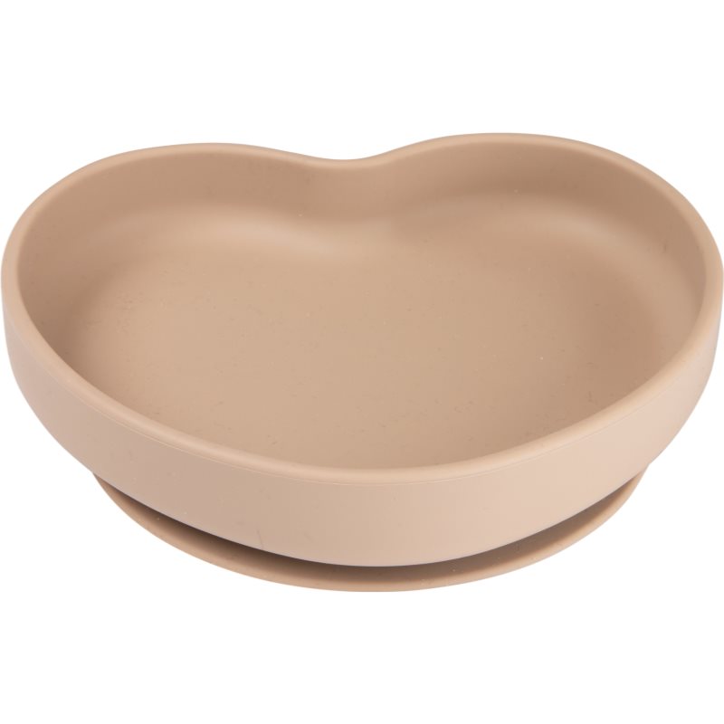 Canpol Babies Heart Plate With Suction Cup Beige 1 Pc
