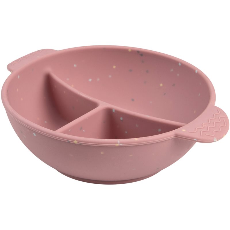 Canpol babies Dots silicone bowl with suction cup Pink 360 ml
