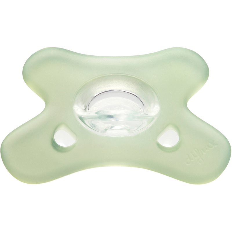 Canpol Babies 100% Silicone Soother 0-6m Symmetrical Dummy Green 1 Pc