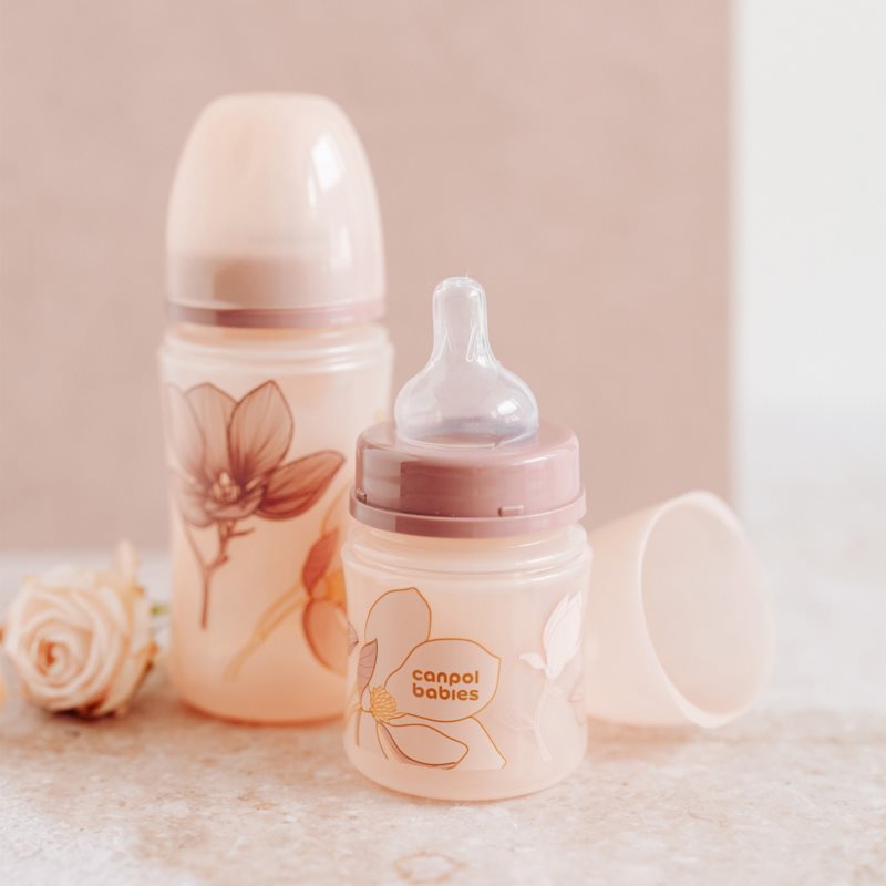 Canpol Babies EasyStart Gold Baby Bottle Pink 120 Ml