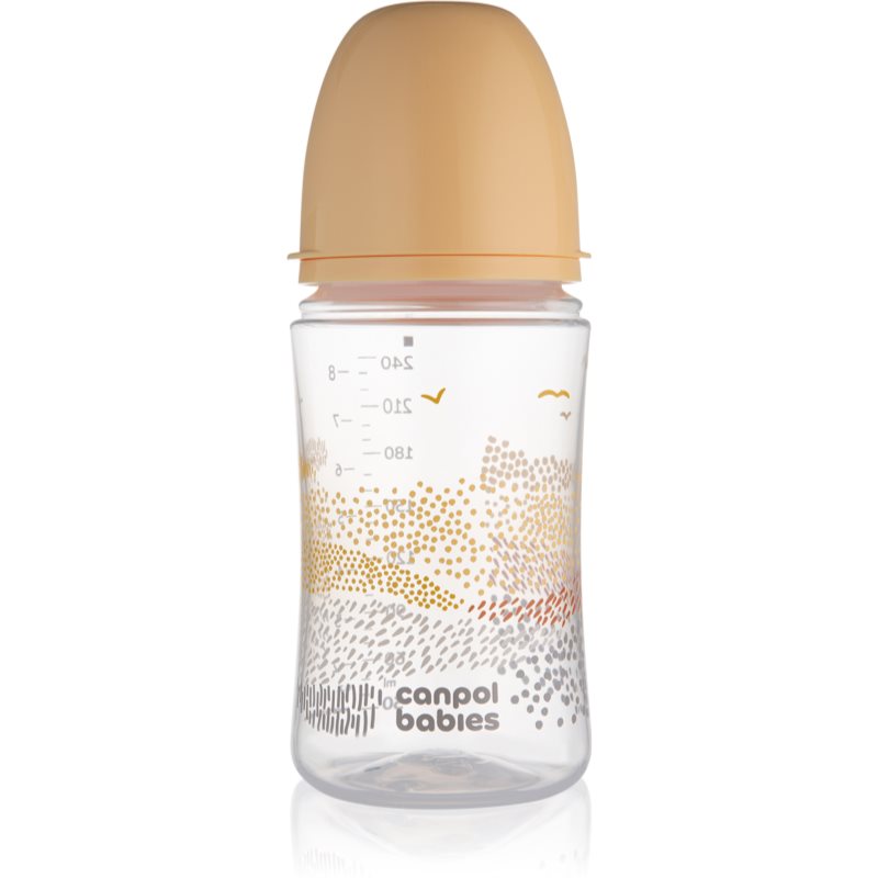 Canpol babies Mountains dojčenská fľaša Beige 240 ml
