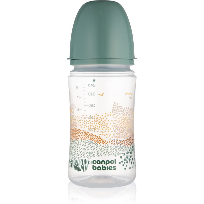 Canpol babies Mountains baby bottle Green 240 ml
