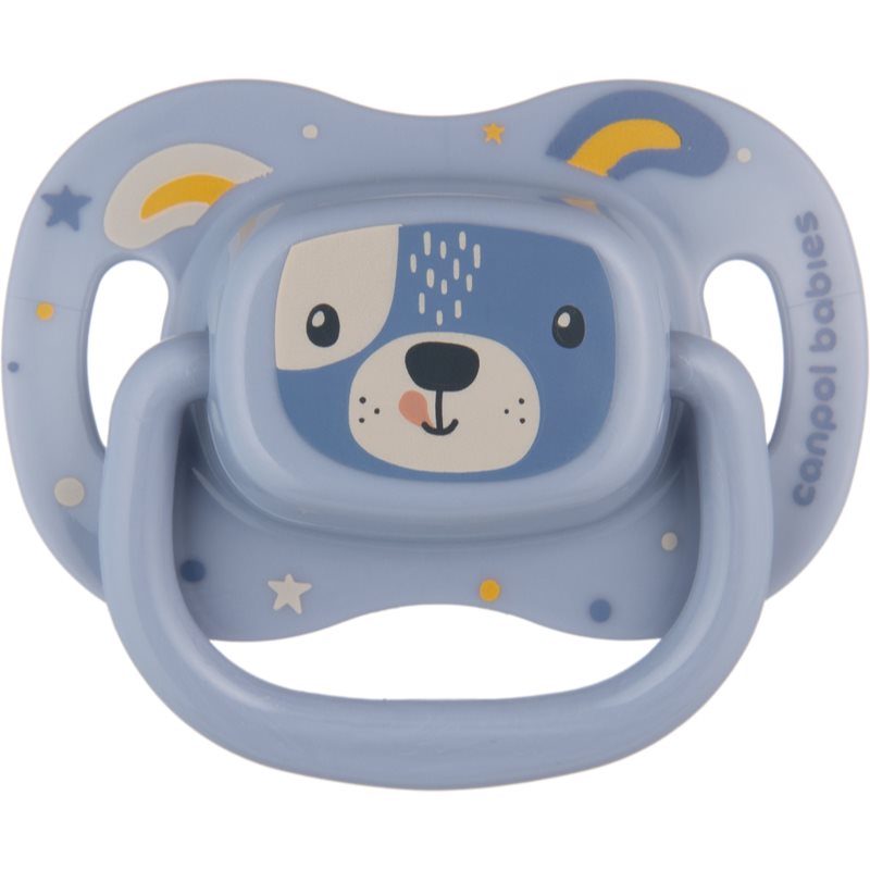 Canpol babies Cute Animals Soother 0-6m пустушка Blue 1 кс