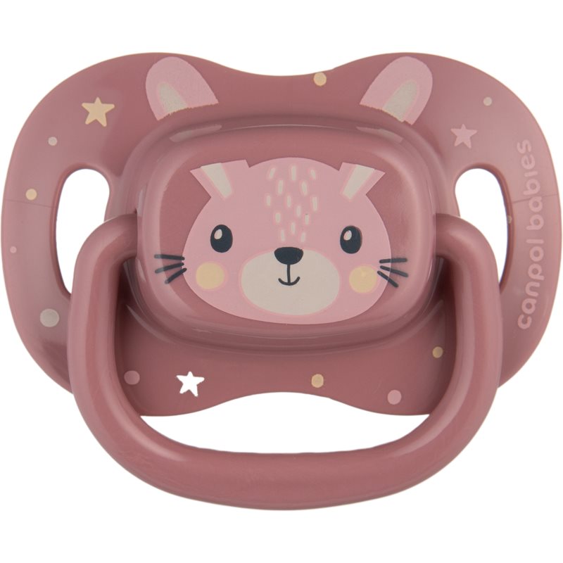 Canpol babies Cute Animals Soother 0-6m пустушка Pink 1 кс
