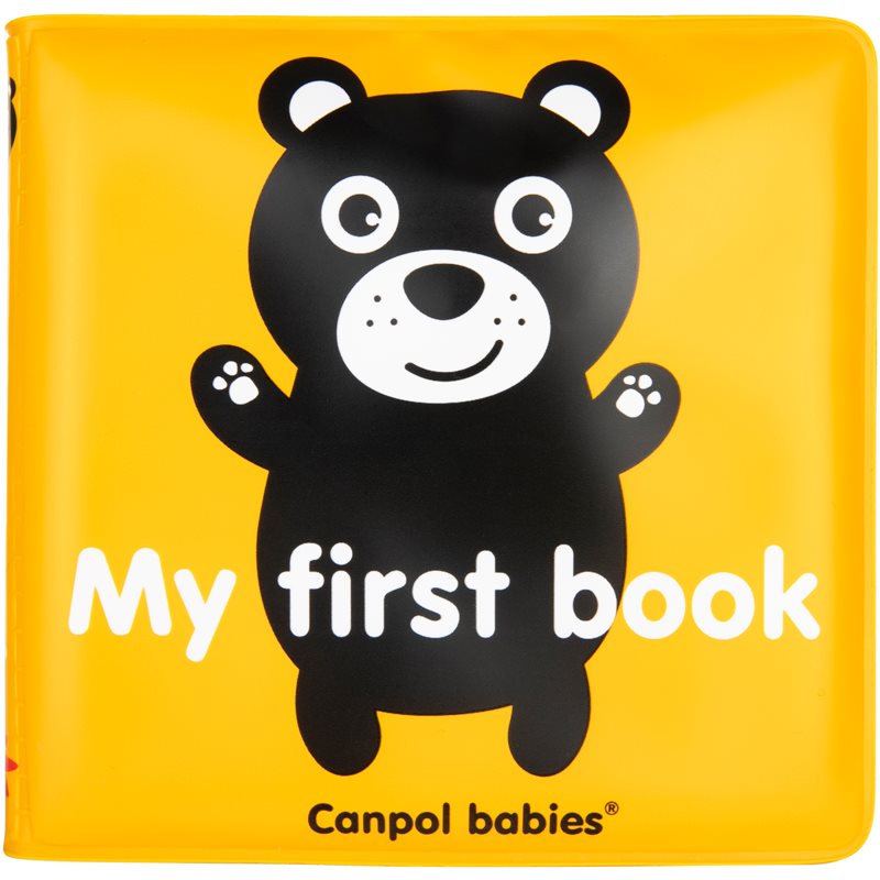 canpol babies Soft Playbook kontrastna izobraževalna knjiga s piskajočim delom 1 kos