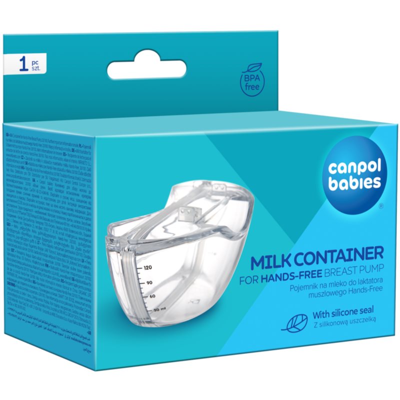 Canpol babies Breast Pumps Hands-Free zásobník na mateřské mléko Hands-Free 120 ml (obrázek 3)