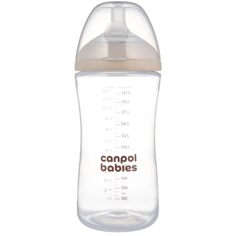 Canpol babies Natural Shape antikoliková fľaša 6m+ 330 ml