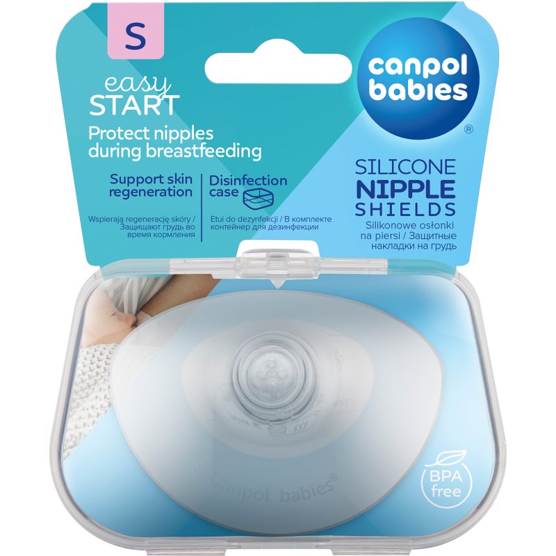 Canpol Babies EasyStart Nipple Shields Size S 2 Pc